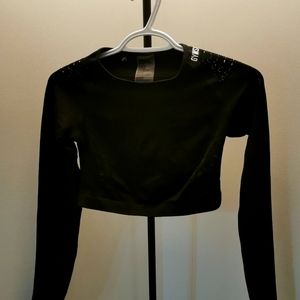 Gymshark Black Crop Tshirt